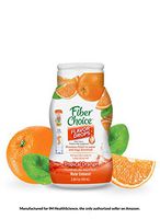 Fiber Choice Flavor Drops Liquid Prebiotic Fiber Supplement Tropical Orange Flavor 14 Servings