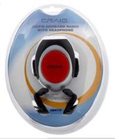 Craig CR4175 AM/FM Armband Radio