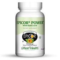 Epicor Power by Maxi-Health: Epicor with Olive Leaf Extract - Processed Brewer’S Yeast - 60 Vegetarian Capsules - Kosher