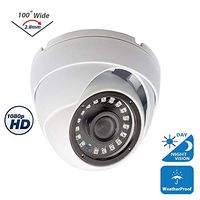 Evertech 1080p AHD/TVI/CVI/Analog Vandal Proof 2.8mm Wide Angle Lens White Dome Camera for Security Surveillance Systems