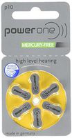 Power One Zinc Air, (Yellow), P10, 240 Count