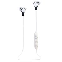 Woostar Bluetooth Headphones, Bluetooth 5.0 Wireless Magnetic Earbuds Sweatproof Earphones Stereo Headphones for Running Workout Gym Noise Cancelling (White)