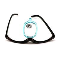 Reading Glasses Magnifying Make-up Glasses Eyes Makeup Glasses flip Lenses for Women (+3.0, Blue)
