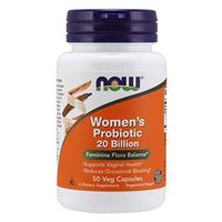 NOW Supplements, Women's Probiotic, 20 Billion,  Specially Formulated using Three Clinically Tested Probiotic Strains, 50 Veg Capsules