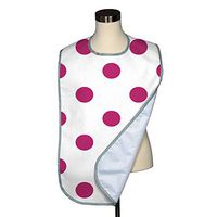 3" Dots Collection Adult Bib - Covered with Care Assorted Prints Available! (Hot Pink)