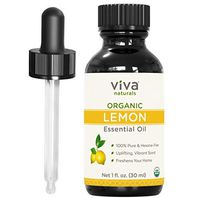 Organic Lemon Essential Oil - 100% Pure Cold Pressed Lemon Oil, Perfect for DIY Soap Making, Home Cleaning Recipes, Body Oils and Lotions, 1 oz (30 ml)
