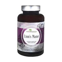 Aloha Medicinals – Pure Lion’s Mane - Certified Organic Mushrooms – Hericium Erinaceus – Health Supplement – Supports Mental Health, Nerve Growth, Immune System – 500mg - 90 Capsules