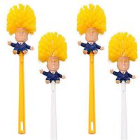 Dreamlab Trump Toilet Bowl Brush 14.5 Inch Plunger Cleaner Bathroom Cleaner 1 Piece (White)