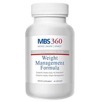 MBS360 Weight Management Formula Scientifically Proven Ingredients- Green Tea Extract + Irvingia Seed Extract ✮ Promotes Body Fat Loss Controls Appetite  Boosts Metabolism Leptin Resistance