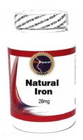 Natural Iron 28mg 200 Capsules # BioPower Nutrition