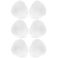 AUEAR 6 Pack Ball of Foot Cushions Adhere to Shoes Premium Extra Soft Metatarsal Pads Mortons Neuroma Callus for Women Neuroma Metatarsalgia Pain Relief