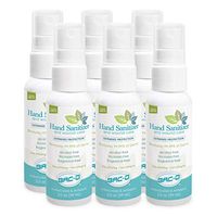 BAC-D 652 Alcohol Free Hand Sanitizer and Wound Care, 2 oz. Travel Size Spray Bottle, (Pack of 6)