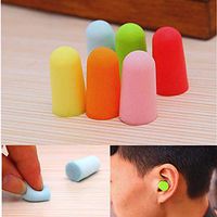Fishing-Accessories - 20Pairs Soft Foam Ear Plugs Travel Sleep Noise Prevention Outdoor Hunting Sponge Hearing Protector Noise Reduction Earplugs