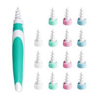 Ear Wax Cleaner, Earwax Remover Spiral Ear Wax Removal Tool Kit with 16 Safe Soft Silicone Replacement Tips for Kids, Adults, Elder, New Ear Pick System Improves Effect of Ear Removal Drop