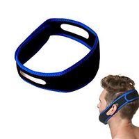 KOBWA Anti Snoring Chin Strap, Adjustable Snore Stopper Chin Strap, Wonderful Solution for a Good Night Sleep