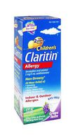 Claritin Children's 2+ Years Grape Non-Drowsy Indoor & Outdoor 24 Hour Allergy Relief, 4 FZ (Pack of 6)