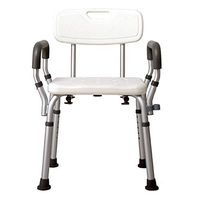Lyqqqq Household Adjustable Shower Chair Shower Stool Stable Light Bathtub Seat for The Elderly and Disabled Supplies Shower Chair