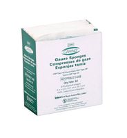 Caring Woven Gauze Sponges 4" X 4" (10.1cm X 10.1cm) 2/Envelope 25 envelopes/bx PRM21448