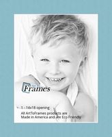 ArtToFrames MAT-158-14x18-French Blue Custom Mat for Picture Frame, 14x18, Aqua