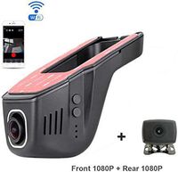 ShiZhen Hidden wifi Dash Cam car dvr Dual camera front and rear 1080p+1080p Full HD 170+170 Degrees Wide Angle, WDR WiFi Dashboard Camera, Night Vision, Loop Recording,Parking Monitor,Motion Detection