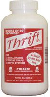 Thrift Drain Cleaner Alkaline Based Drain Cleaner Case of 12 2Lb Granular - Thrift T-200
