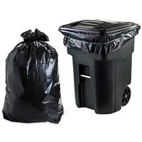 Plasticplace 95-96 Gallon Garbage Can Liners │ 1.2 Mil │ Black Heavy Duty Trash Bags │ Rolls │ 61” x 68” (50 Count)