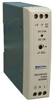 20W SlimLine DIN Rail Power Supply Supply, Single Phase, 85-264VAC/120-370VDC I/p, 5vDC o/p, 3.0A ,3 Year Warranty