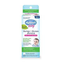 Hyland's Baby Bumps + Bruises Arnica, Natural Pain Relief for Bruising and Swelling, 125 Tablets