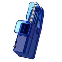 YXF-Cigar Humidors DIY Automatic Electric Tobacco Roller Cigarette Rolling Machine Injector Tabaco Acessorios Cigarette Maker 19.4 x 6.4 x 6cm (Color : Blue)