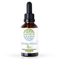 Ginkgo Biloba B60 Alcohol-Free Herbal Extract Tincture, Super-Concentrated Organic Ginkgo Biloba (Ginkgo Biloba) Dried Leaf 2 fl oz