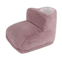 Soft Plush USB Electric Heated Foot Warmer Boots for Women Men Winter Warm Feet Heating Pad Electric Thicken Heat Slippers Feet Heated Cushion Hot Shoes Foot Massager for Office Home