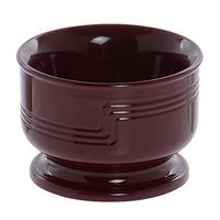 Cambro Shoreline Collection 5 Oz Small Cranberry Plastic Insulated Bowl - 3 1/2"Dia x 2 3/8"H