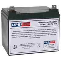 Powersonic PS-12350NB Replacement Battery with Nut-Bolt Connector (12V 35Ah)