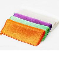 YSNBM Kitchen Rag Oil-Free Bamboo Fiber Dish Cloth Absorbent Thickening Oil Lazy Rag Towel Wipe Tablecloth 5 Pieces Anti-Grease (Color : C)