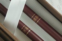 Cross Made in The USA Century Classic Ladies with Gold Velvet Mid-Ring, Matte Burgundy Barrel, and 14KT Gold Appointments Pen & 0.5mm Pencil Set