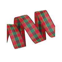 (5 Yards/Lot) 25mm Scotish Ribbon Lovely Gift Packing Christmas Ribbons Roll,5