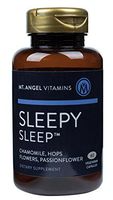 Mt. Angel Vitamins - Sleepy Sleep, Herbal Sleep Cycle Support, 60 Vegetarian Capsules with Chamomile, Lemon Balm, Hops, Magnesium, 5-HTP, and Melatonin