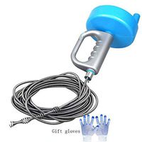 Drainpipe cleaner, 10m toilet plunger sewer dredging artifact, toilet drainage auger, kitchen dredging sewer tool