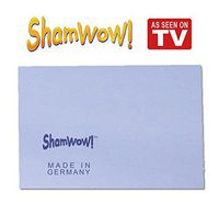 The Original Shamwow Mini - Super Absorbent Multi-Purpose Cleaning Shammy (Chamois) Towel Cloth, Machine Washable, Will Not Scratch, Blue