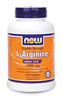 Arginine 1000mg - Now Foods - 120 Tablets (Pack of 3)