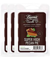 3 Packs of Beamer Candle Co. Aromatic Home Series Wax Drops, 6-Count Pack - Super High Pecan Pie Scent + Beamer Smoke Sticker