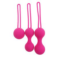 M&Q Kegal Exercise Ball,Doctor Recommended for Bladder Control and Pelvic Floor Exercises,Set of 3 Premium Silicone Kegel Balls Training Kit for Women Tightening: Beginners and Advanced