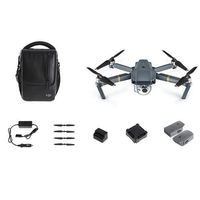 DJI Mavic Pro Fly More Combo: Foldable Propeller Quadcopter Drone Kit with Remote, 3 Batteries, 16GB MicroSD, Charging Hub, Car Charger, Power Bank Adapter, Shoulder Bag (Renewed)