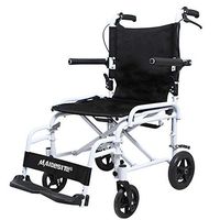Slim Small Adult Lightweight Wheelchair for Disabled,Manual Outdoor Wheelchair for Elderly People