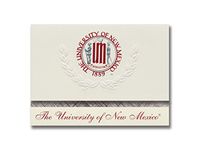 Signature Announcements University of New Mexico Graduation Announcements, Platinum style, Basic Pack 20 with U. of New Mexico Seal Foil