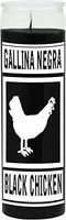 Indio Products Black Chicken Black Candle - Silkscreen 1 Color 7 Day