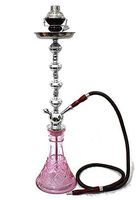 new 1 hose 28" Pink Hookah shisha nargila hookas smoking pipe glass water Vase