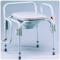 Adjustable Drop Arm Commode - Adjustable Drop Arm Commode