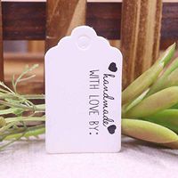 OBELLA BOUTIQUE wholesale thank you gift tag 100pcs per lot 35cm paper white products label tag for favor package