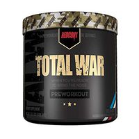 Redcon1 Total War - Pre Workout - 30 Servings - Firecracker Flavor, Boost Energy, Increase Endurance and Focus, Beta-Alanine, 350mg Caffeine, Citrulline Malate, Nitric Oxide Booster - Keto Friendly